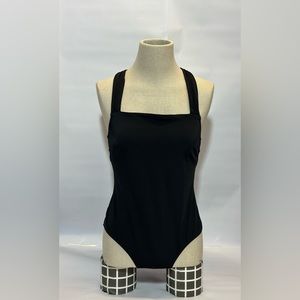 NWT New Boden Cross Strap Black Swimsuit!!!